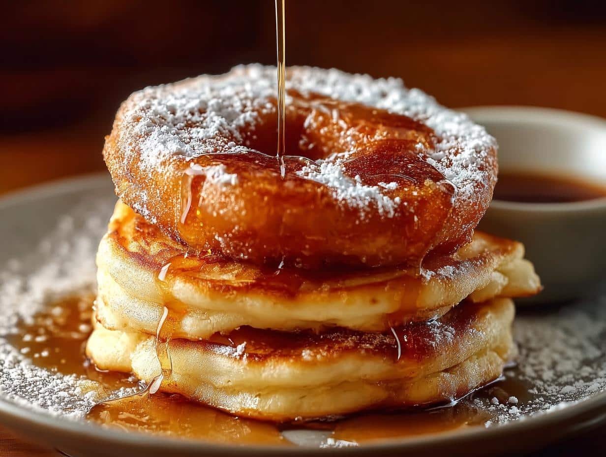 Perfect Apple Cider Donut Pancakes: Fall's Best Breakfast - Apple Cider Donut Pancakes - main visual representation