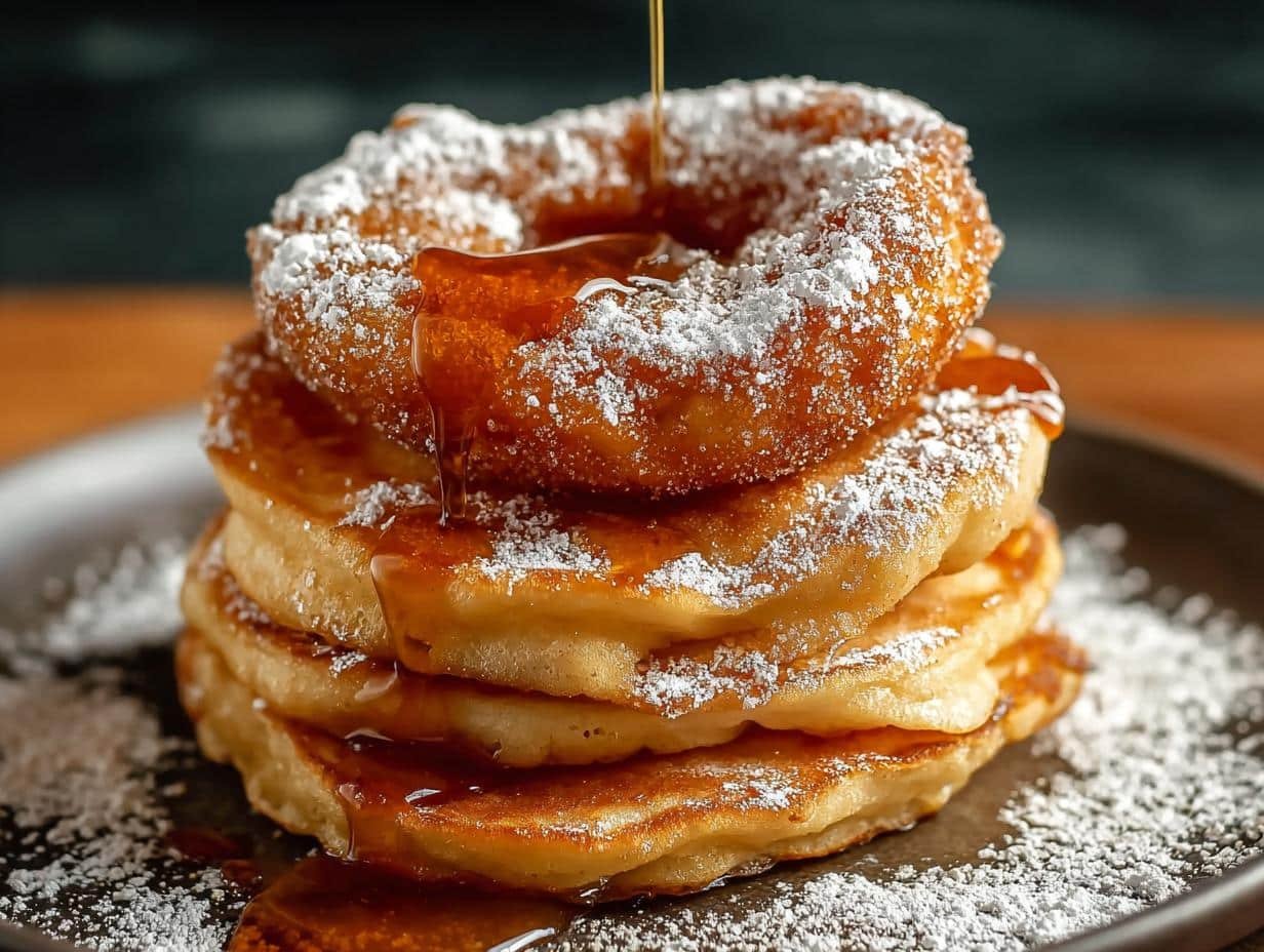 Apple Cider Donut Pancakes