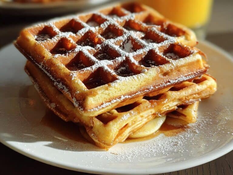 Apple Cider Waffles