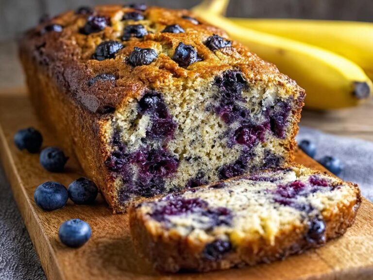 Blueberry Banana Bread