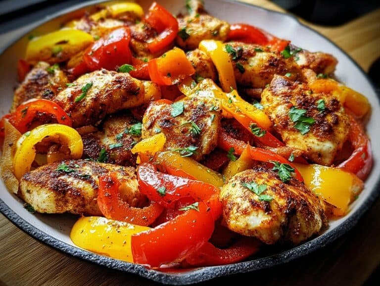 Cajun Chicken Bell Peppers