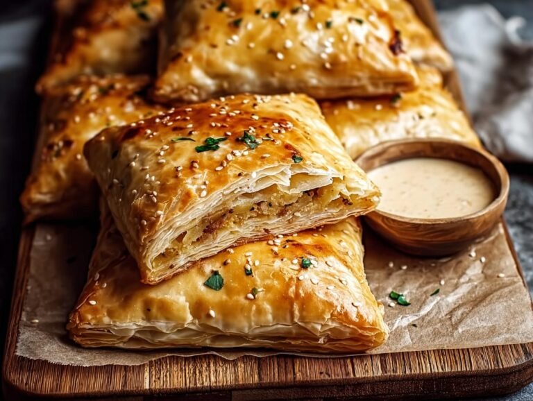 Cheesy Vegan Potato Onion