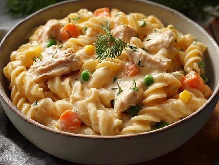Chicken Pot Pie Pasta