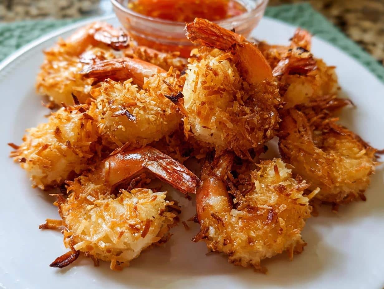 Crispy Coconut Shrimp: 1 Delicious Bite - Coconut Shrimp - additional detail