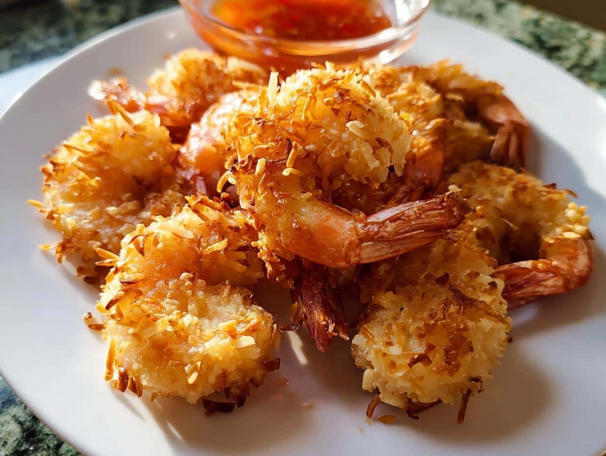 Crispy Coconut Shrimp: 1 Delicious Bite - Coconut Shrimp - additional detail