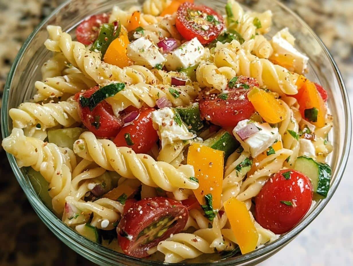 Amazing Cold Pasta Salad You'll Love - Cold Pasta Salad - additional detail