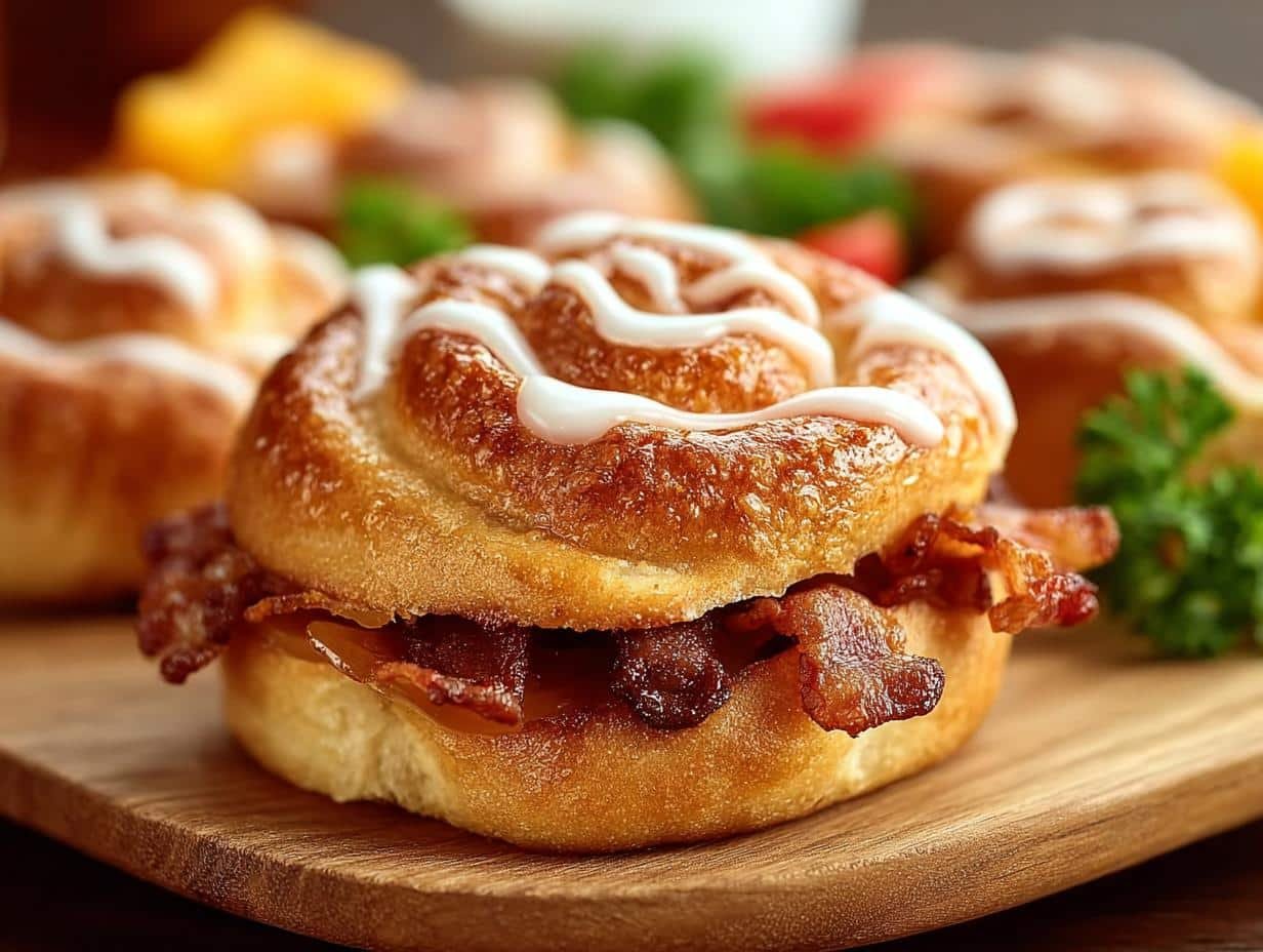 Copycat Burger King Cini: Amazing Homemade Rolls - Copycat Burger King Cini - additional detail