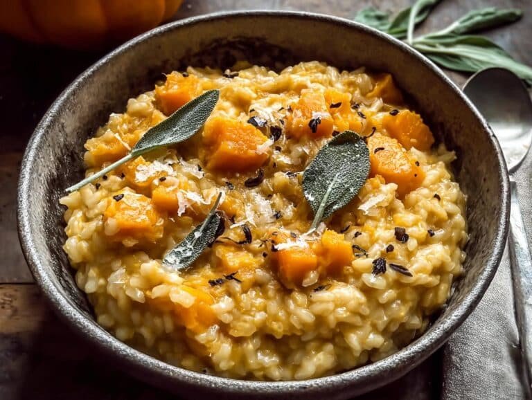 Creamy Baked Pumpkin Risotto