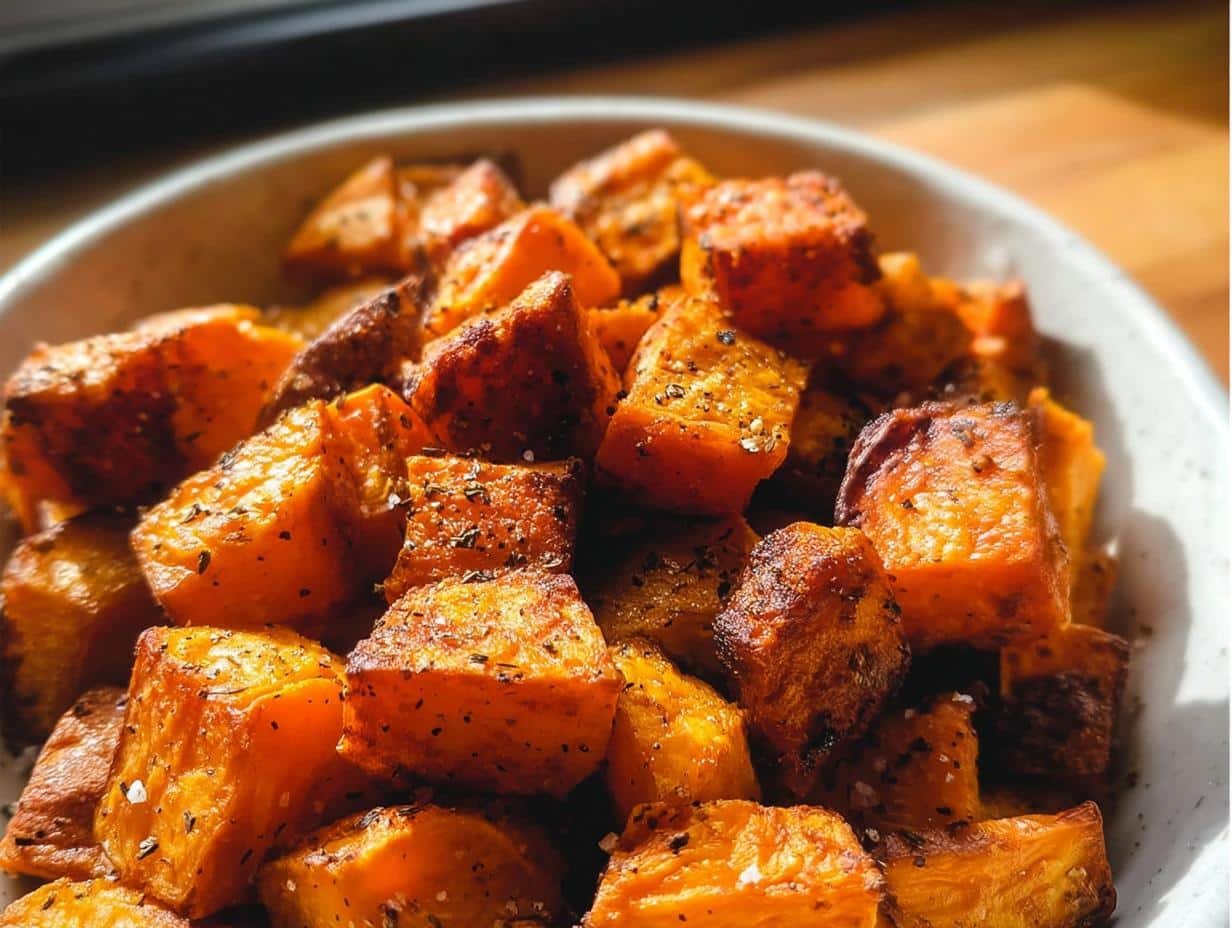 Crispy Roasted Sweet Potatoes