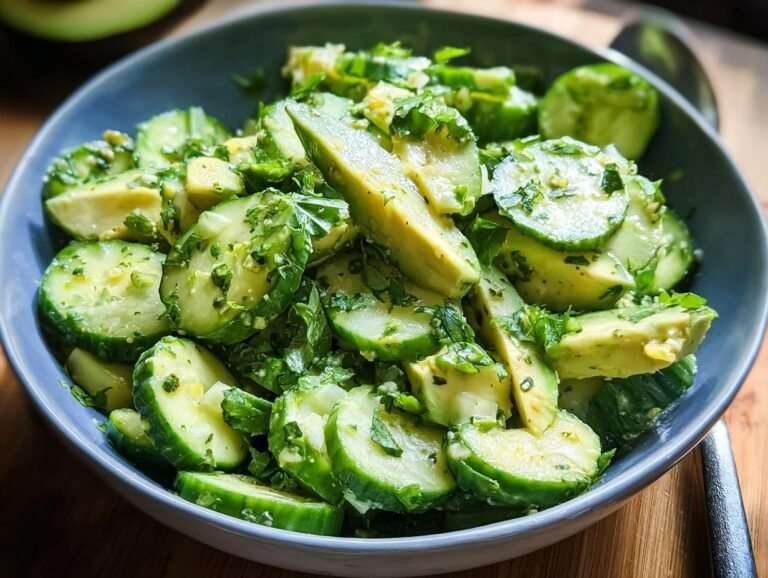 Cucumber Avocado Salad