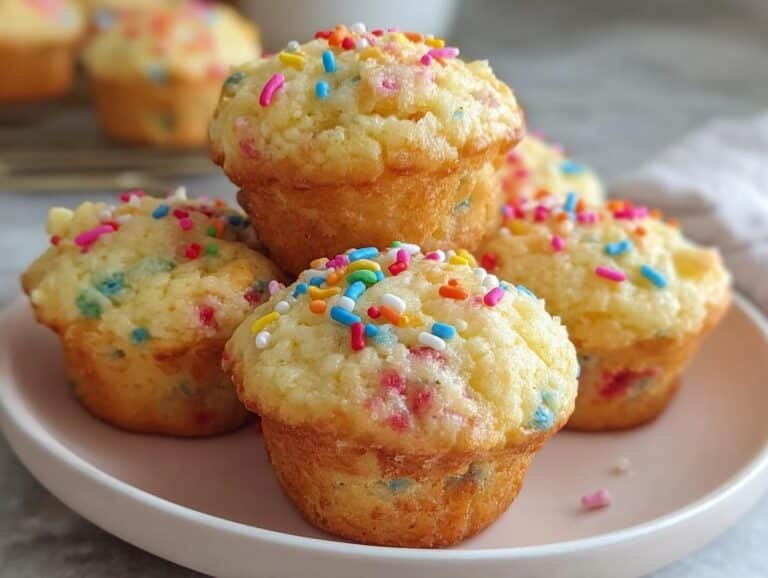 Mini Funfetti Yogurt Muffins