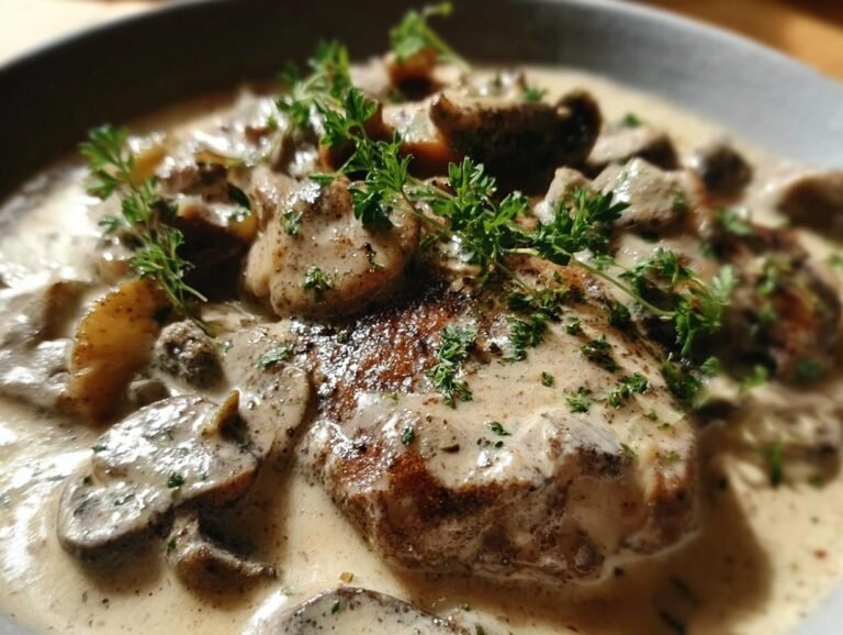 Morel Mushroom White Cream