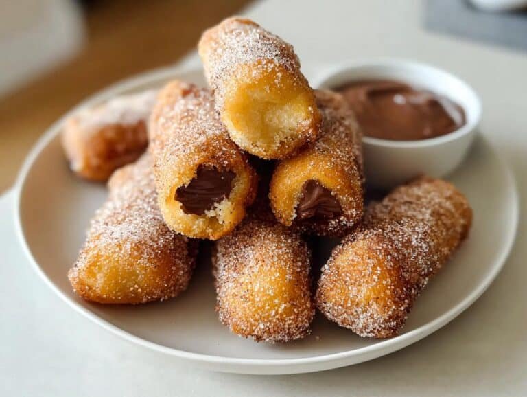 Nutty Churro Bites Nutella