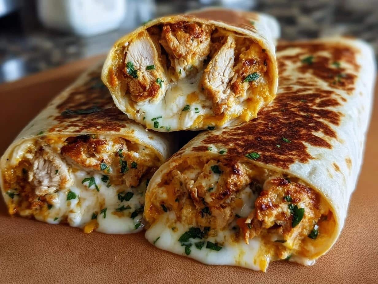 Ooey Gooey Cheesy Garlic: 4 Amazing Wraps - Ooey Gooey Cheesy Garlic - additional detail