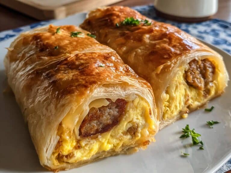 Sausage Egg Breakfast Roll
