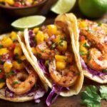 Shrimp Tacos Mango Salsa