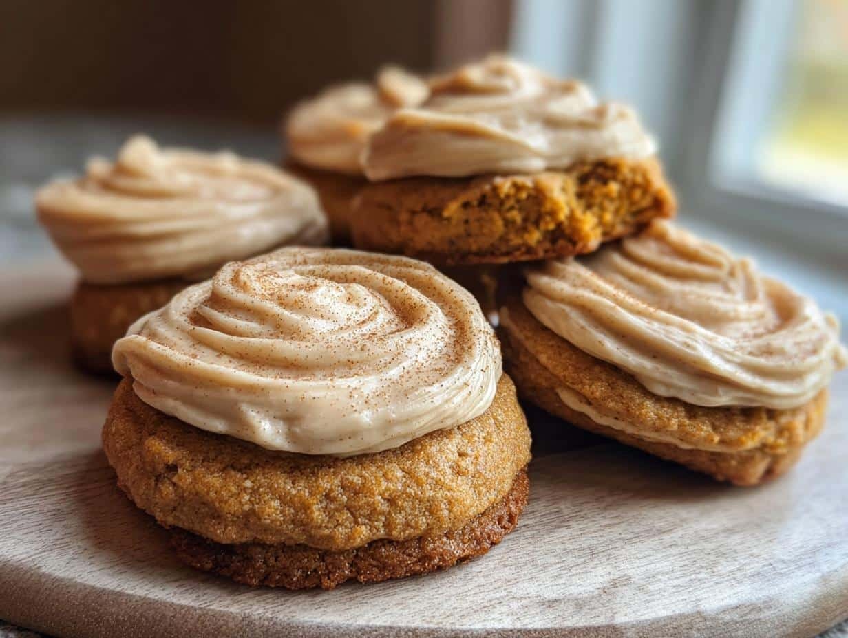 Soft Pumpkin Cookies Cinnamon