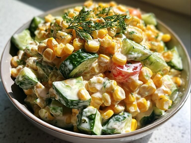 Street Corn Creamy Cucumber