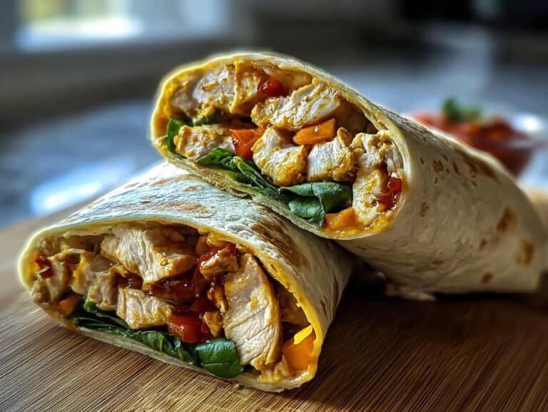 Sweet Chili Chicken Wraps