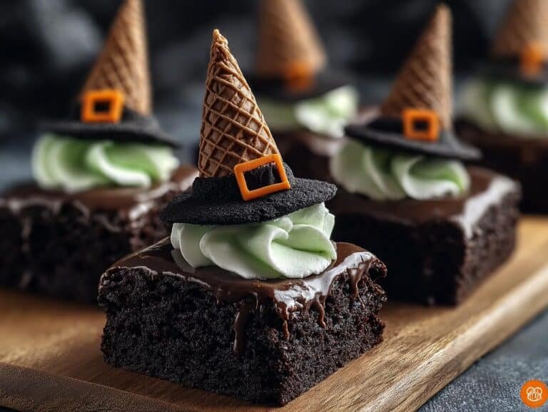Wicked Witch Hat Brownies