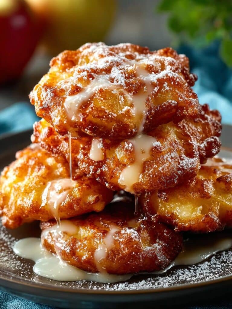 Air Fryer Apple Fritters