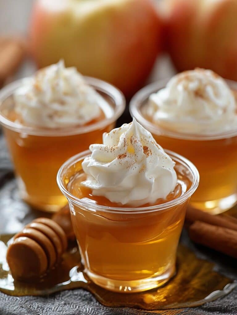 Apple Pie Jello Shots