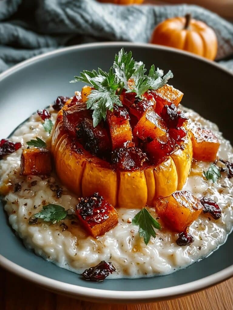 Autumn Roasted Squash Risotto