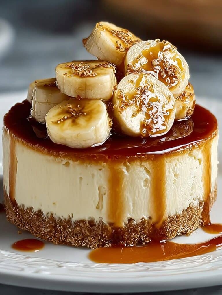 Bananas Foster Cheesecake