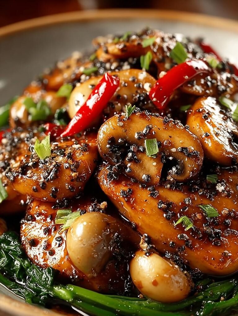Black Pepper Chicken with