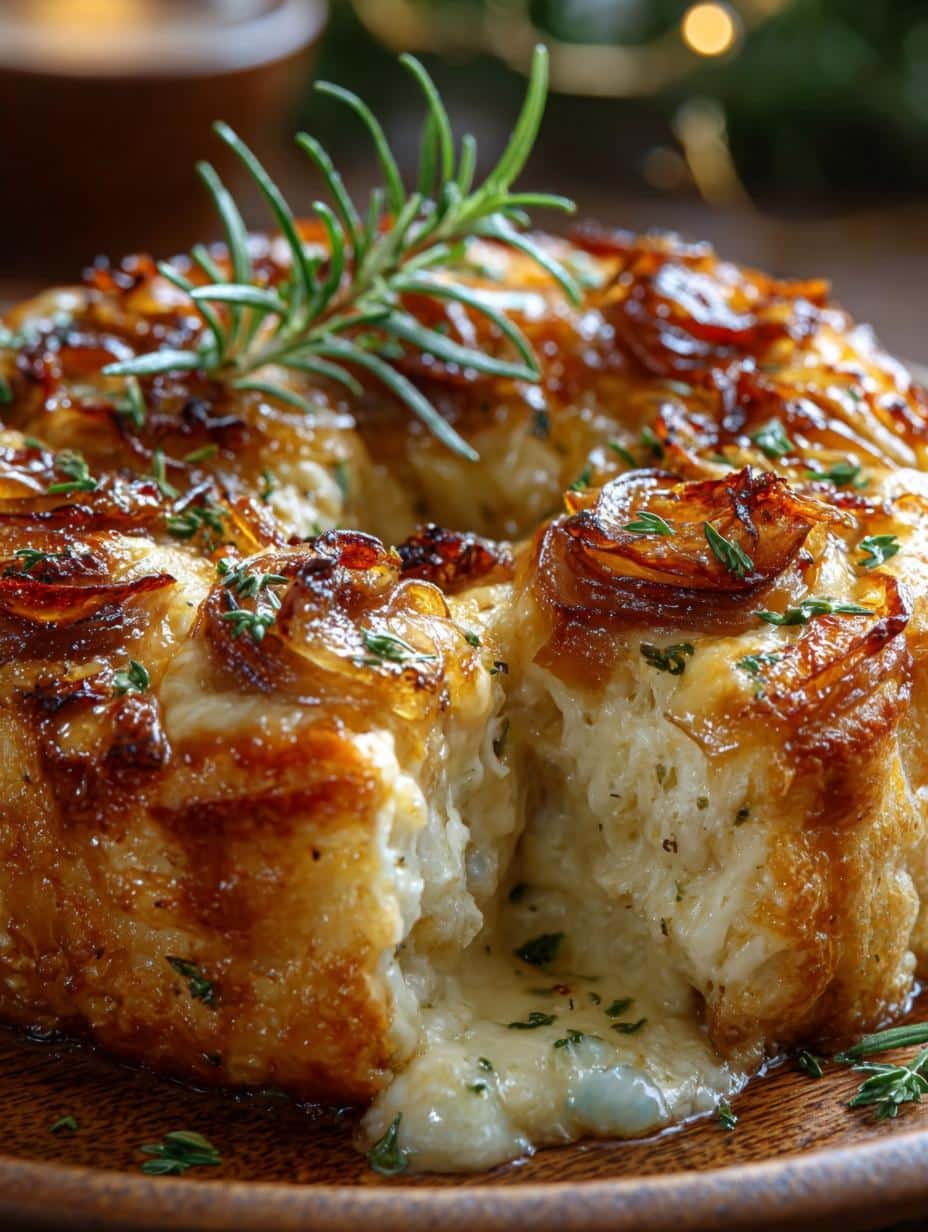 Caramelized Onion Gruyere Stuffed