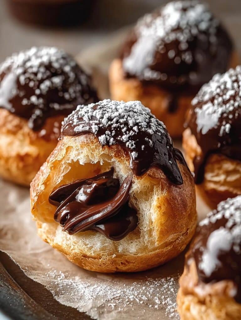 Chocolate Cream Puffs