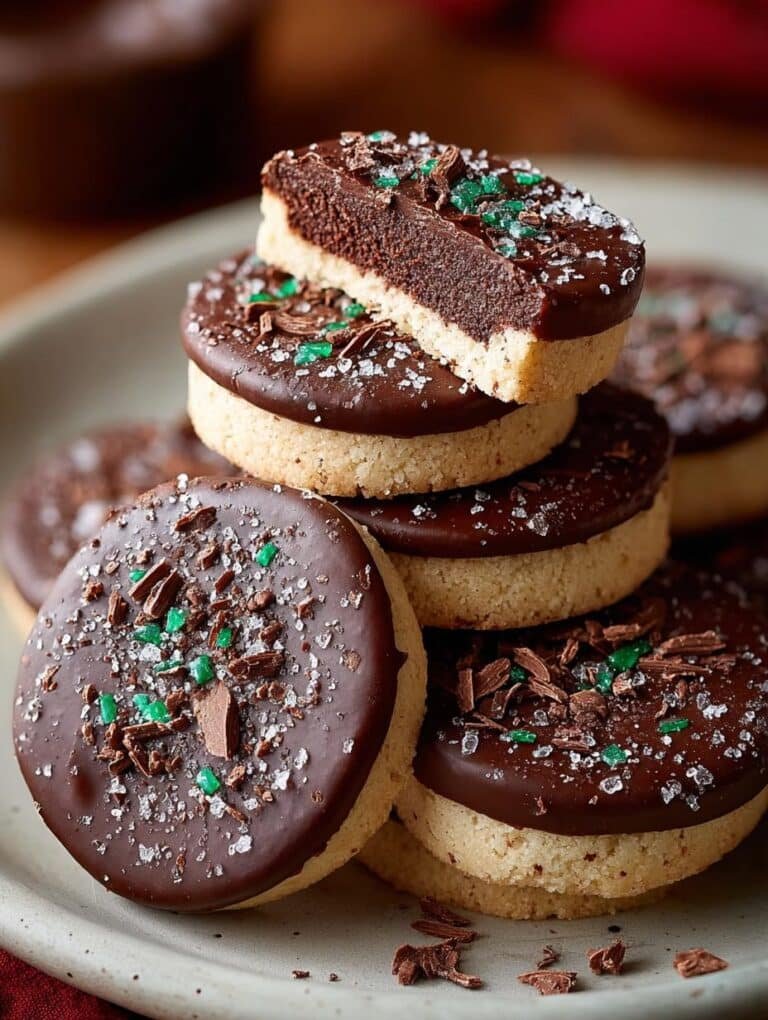 Chocolate Shortbread Cookies