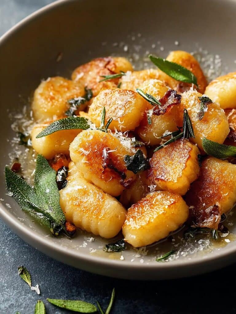 Crispy Gnocchi Brown Butter