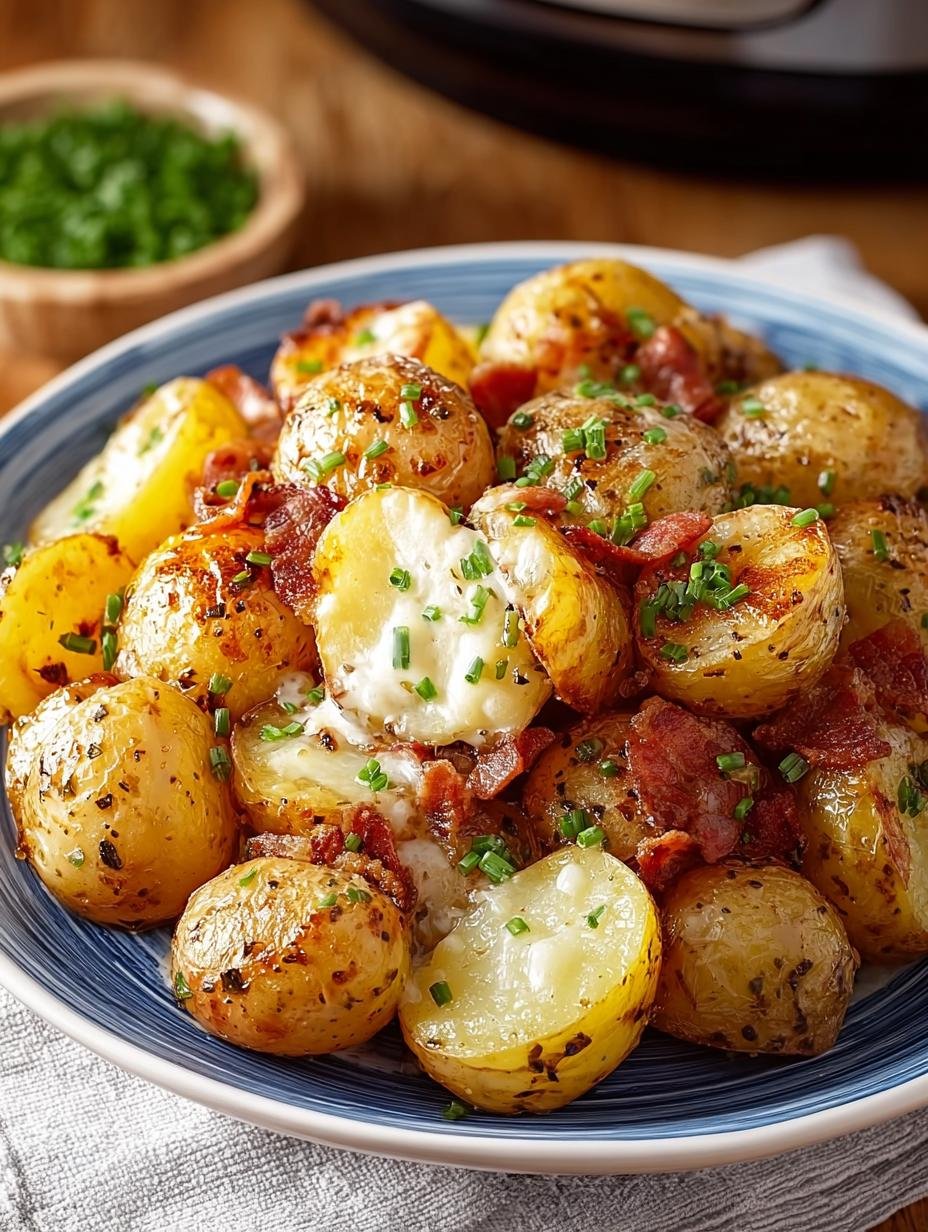 Crockpot Ranch Potatoes with