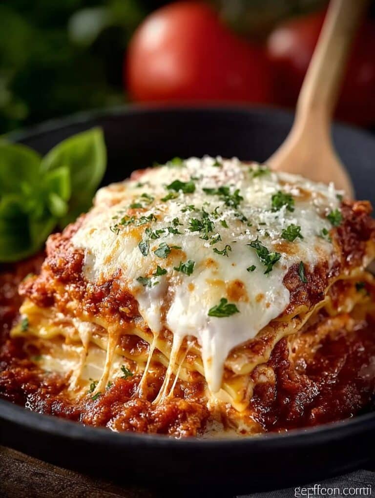 Crockpot Ravioli Lasagna