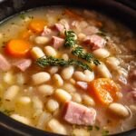 Crockpot White Bean Ham