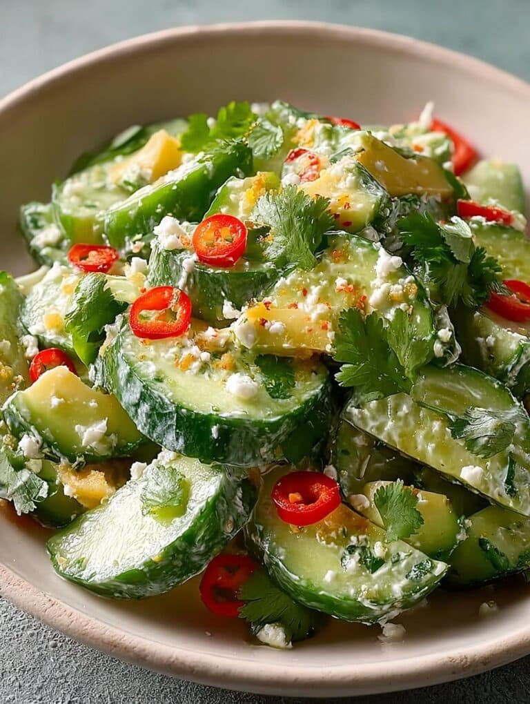 Cucumber Salad Mexican Style