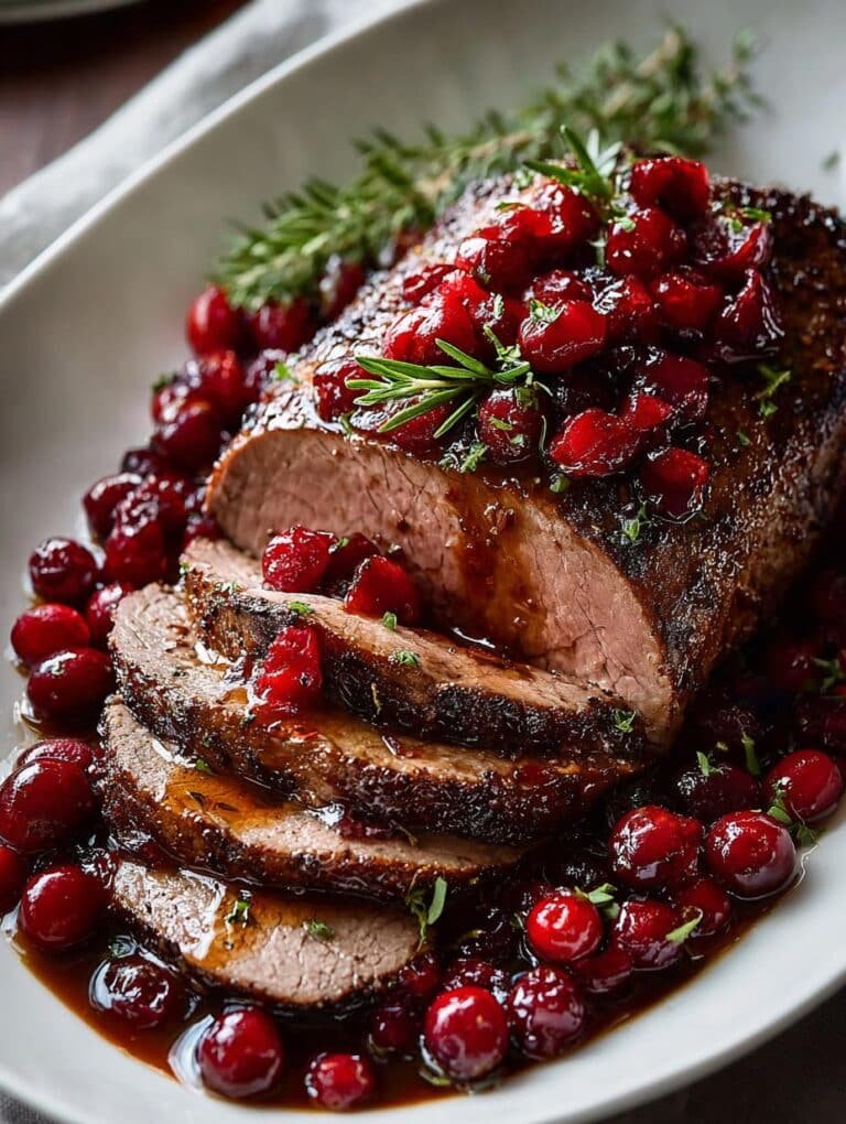 Divine Cranberry Balsamic Roast