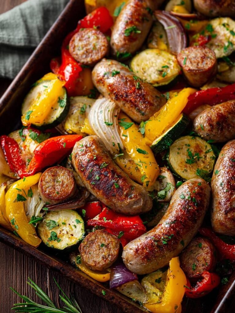 Easiest Sheet Pan Sausage