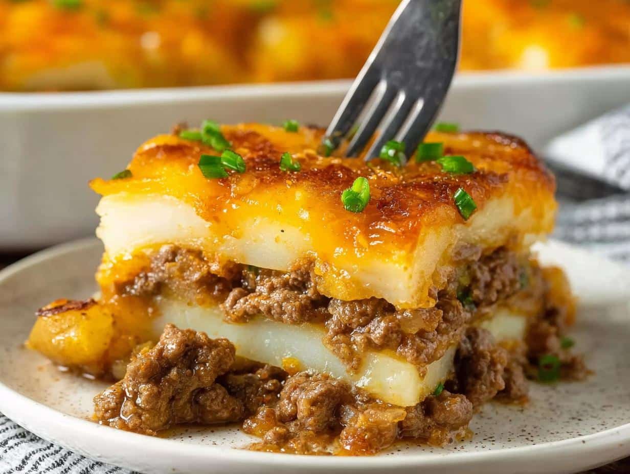 Ground Beef Potato Casserole: Delicious Comfort - Ground Beef Potato Casserole - additional detail