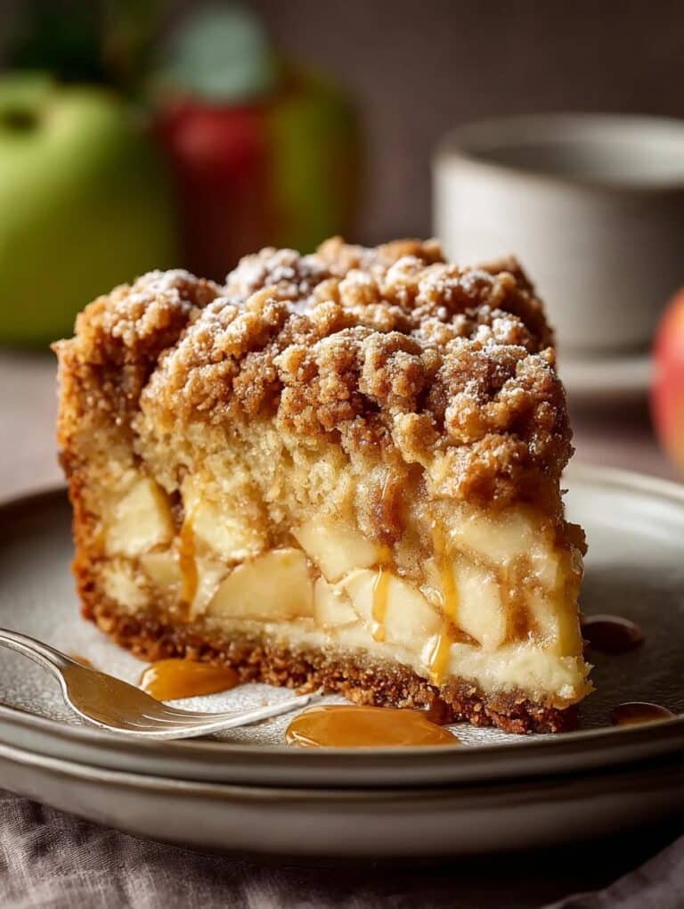Heavenly Apple Crumble Cake