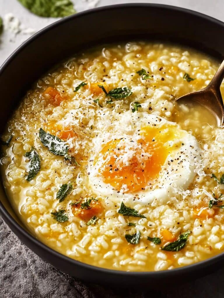 Pastina Soup Egg Italian