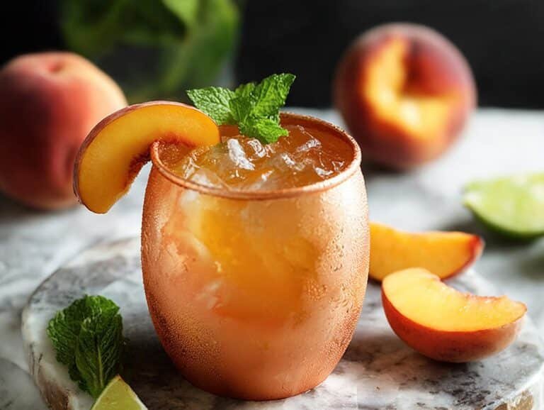 Peach Moscow Mule