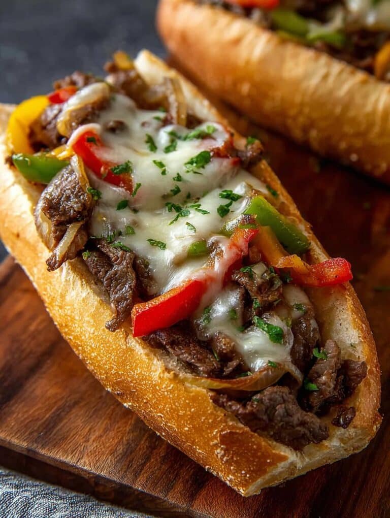 Philly Cheesesteak Peppers Onions