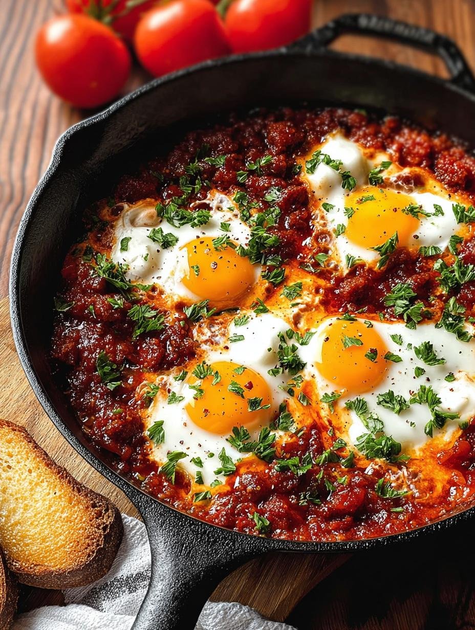 Saucy Chorizo Eggs Purgatory