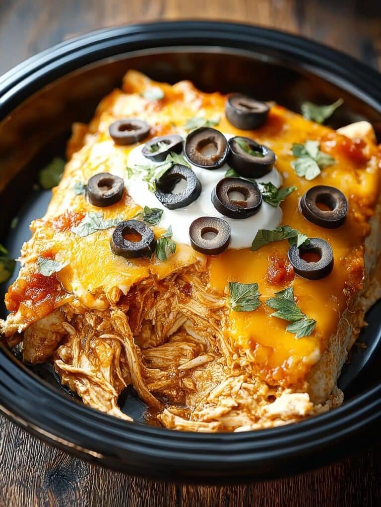 Slow Cooker Chicken Enchilada