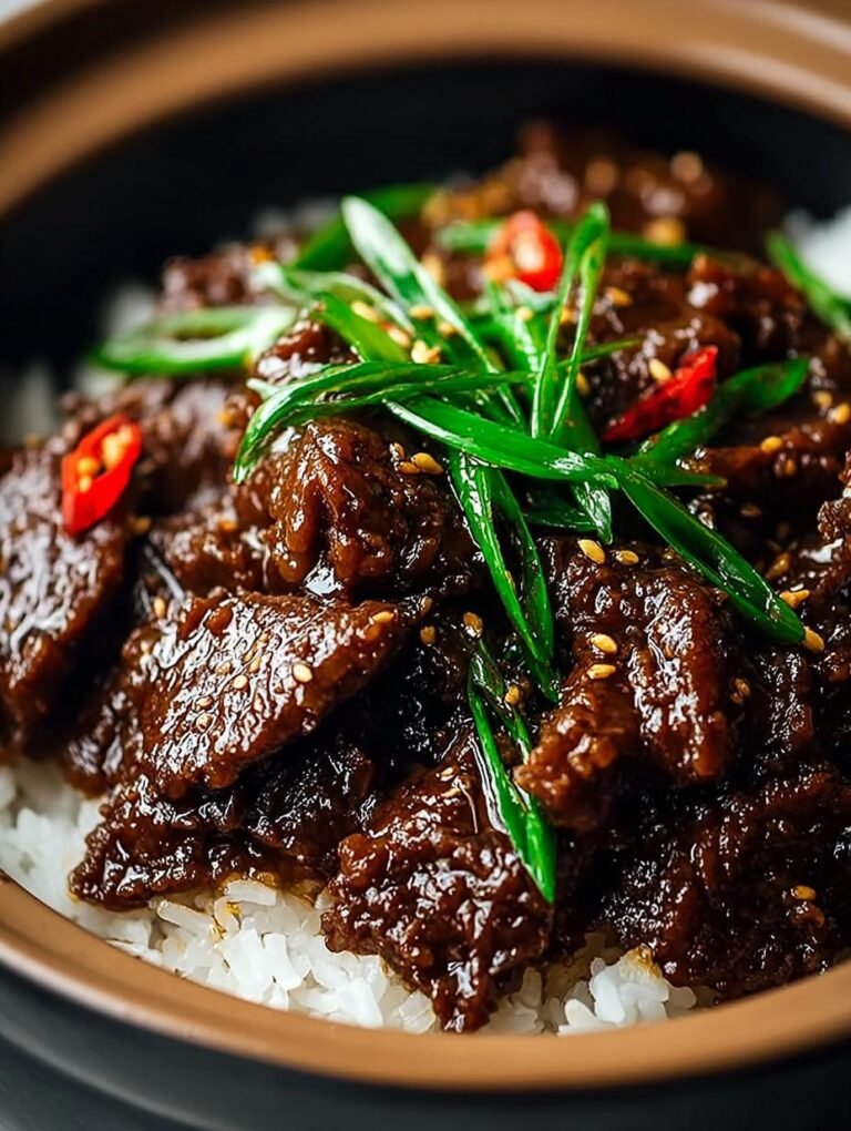 Slow Cooker Mongolian Beef