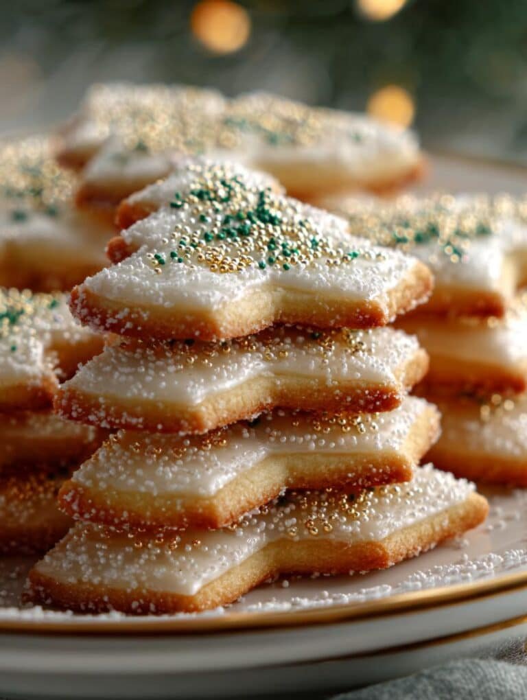 Sparkling Sugar Tree Cookies
