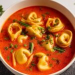 Spicy Gochujang Tortellini Soup