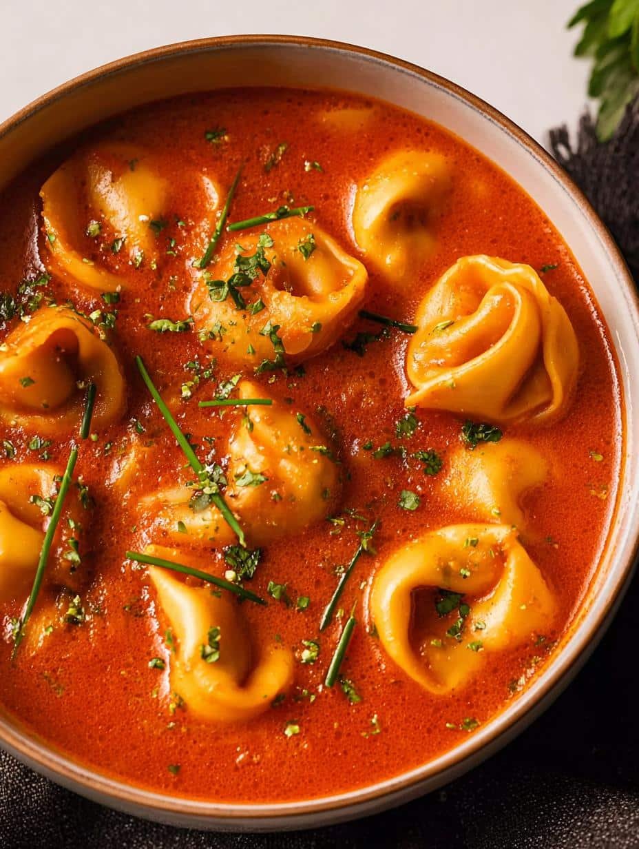Amazing Spicy Gochujang Tortellini Soup in 30 Min - Spicy Gochujang Tortellini Soup - additional detail